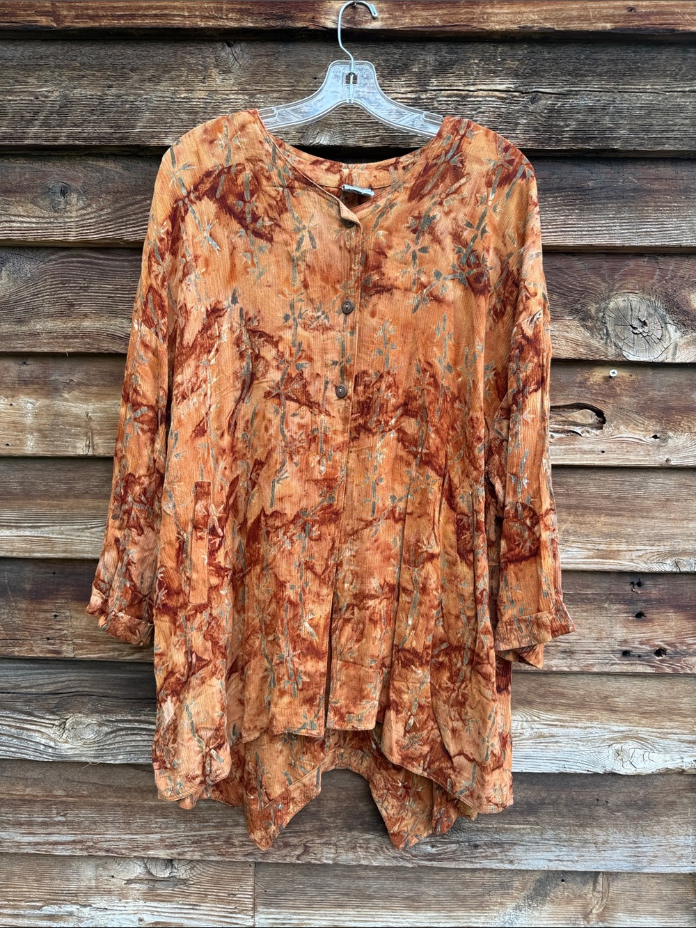 Lost River clothing co one size 2 button cardigan blouse
